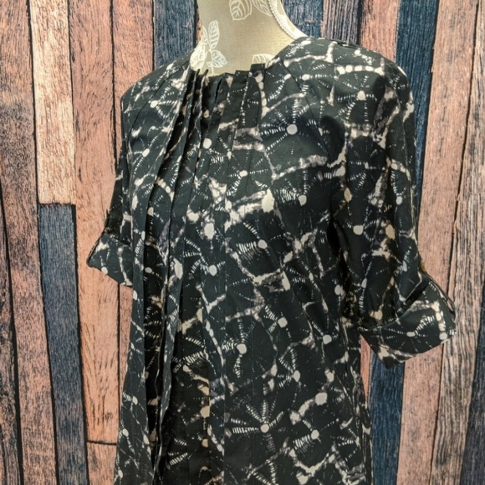 Thakoon Target Shibori Elbow Sleeve Shirtdress